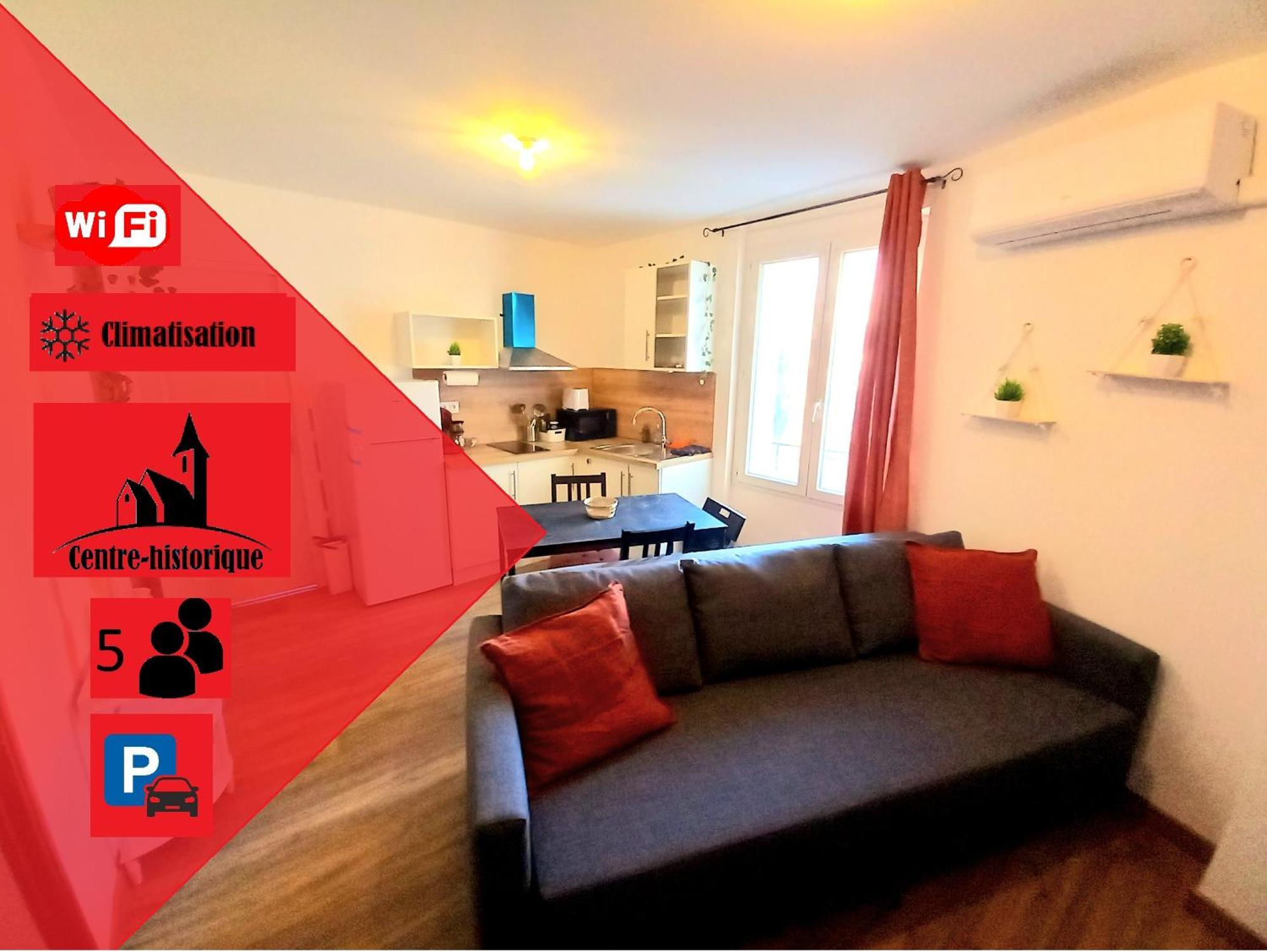 בזייה T3 Aqui Es Besiers - Centre-Historique - Cathedrale & Halles - Clim - Wifi - Free Parking Sur Demande מראה חיצוני תמונה