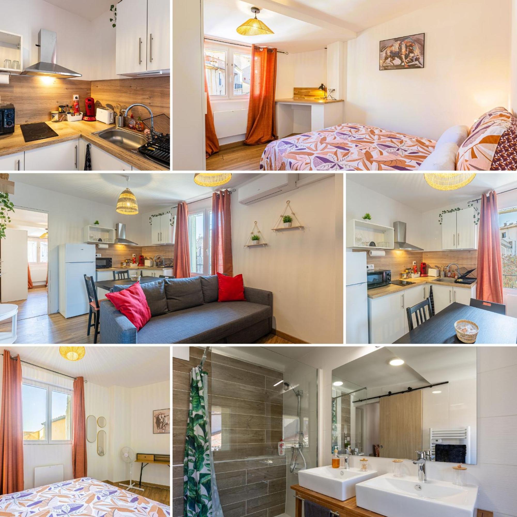 בזייה T3 Aqui Es Besiers - Centre-Historique - Cathedrale & Halles - Clim - Wifi - Free Parking Sur Demande מראה חיצוני תמונה